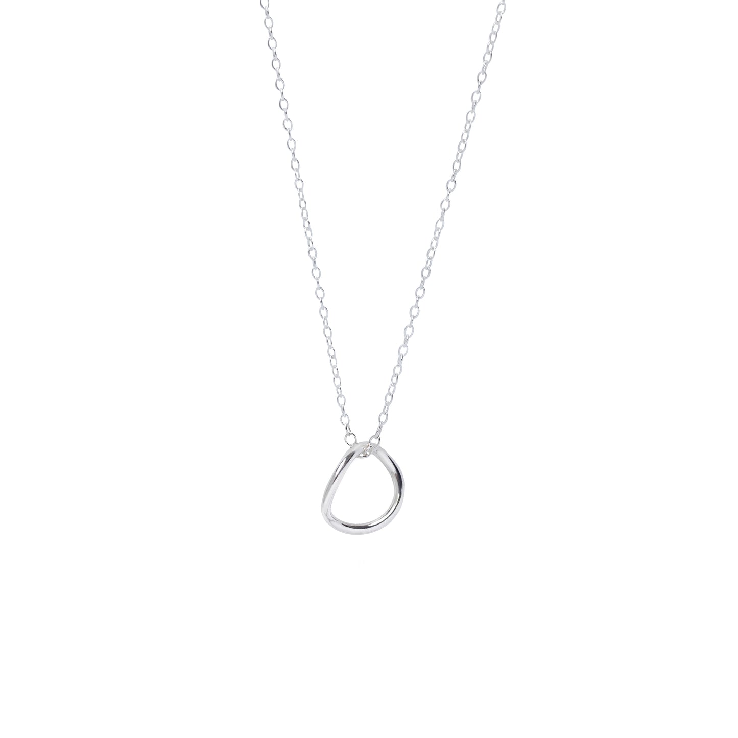 Load image into Gallery viewer, Staple Wave Necklace in Silver
