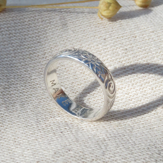 The Florid Ring in Silver