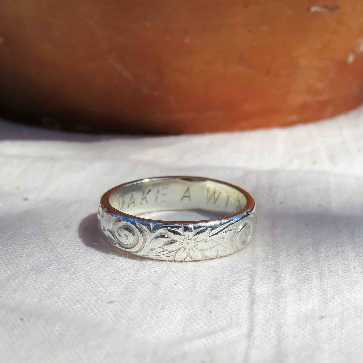 The Florid Ring in Silver