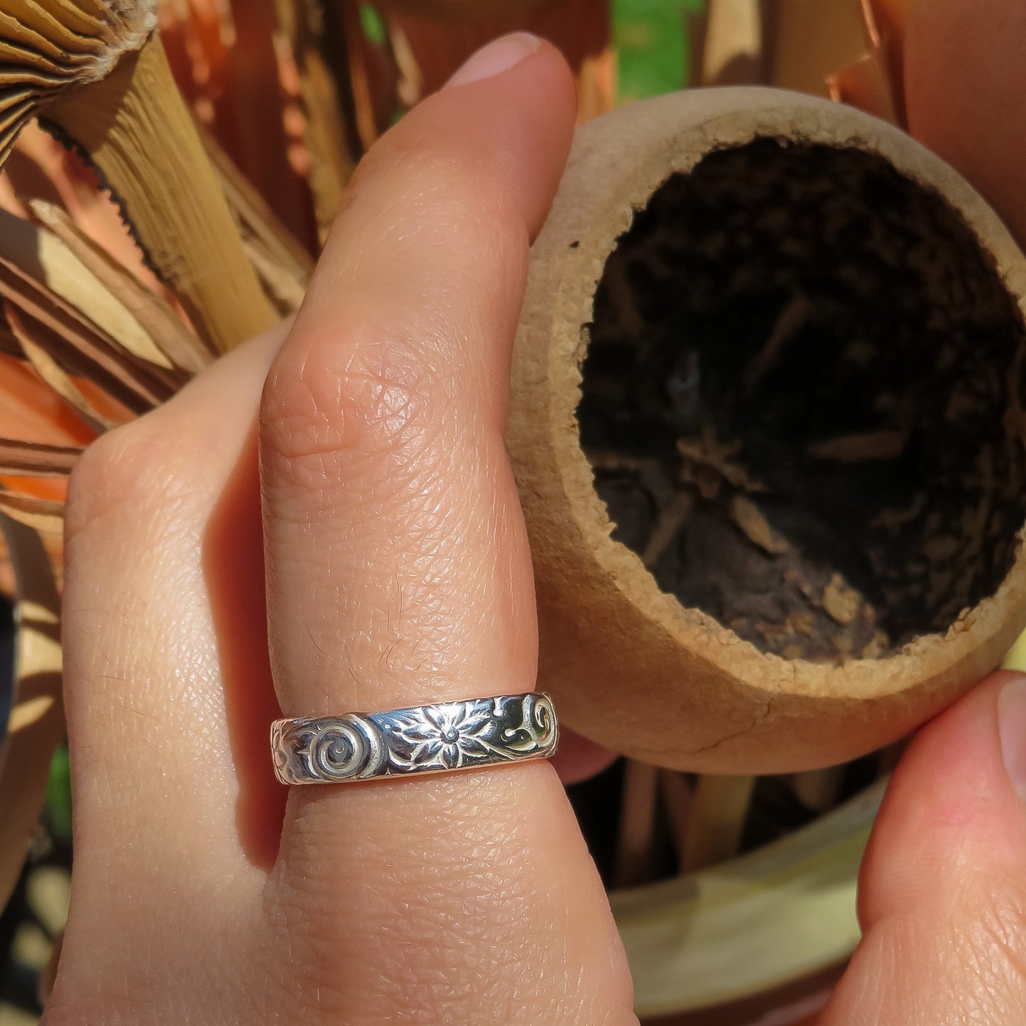 The Florid Ring in Silver