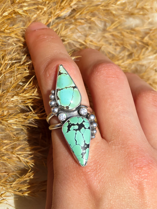 The Calypso Turquoise Ring In Sterling Silver